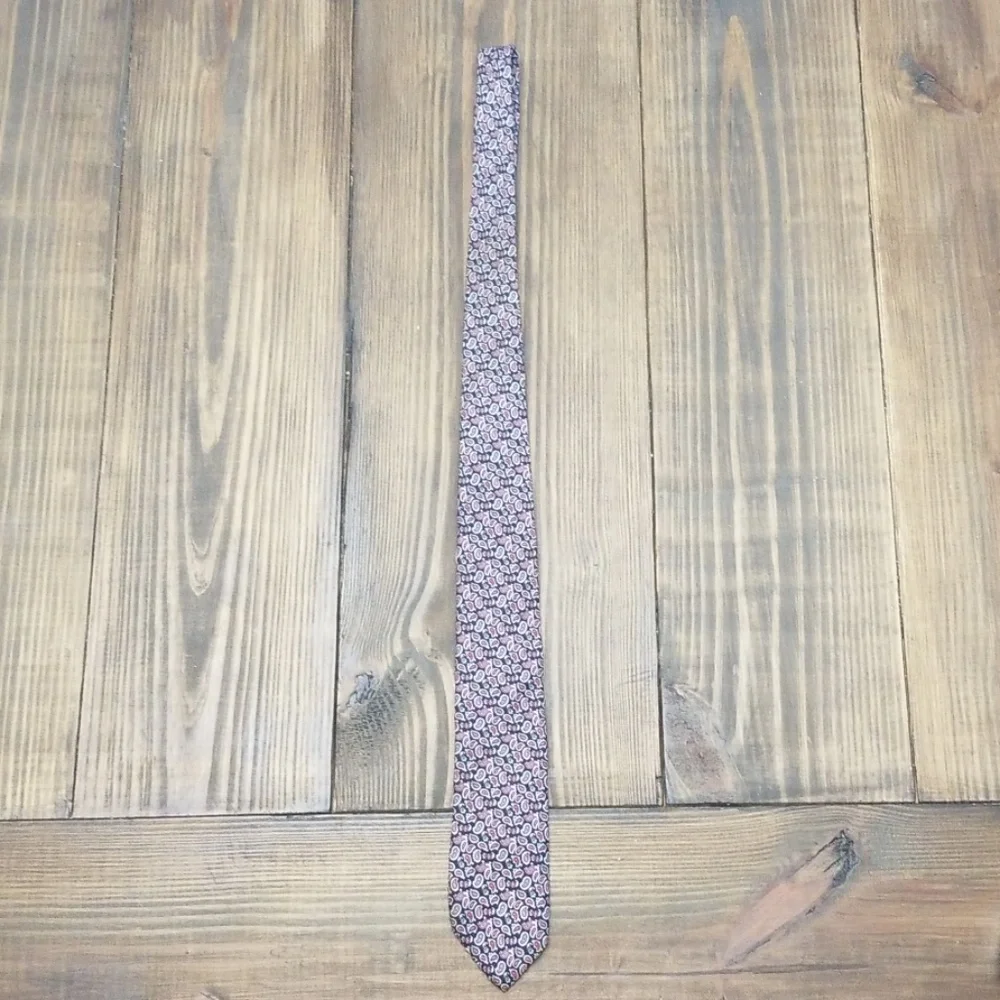 Vintage Christian Dior Paisley Print Silk Tie - Picture 1 of 6